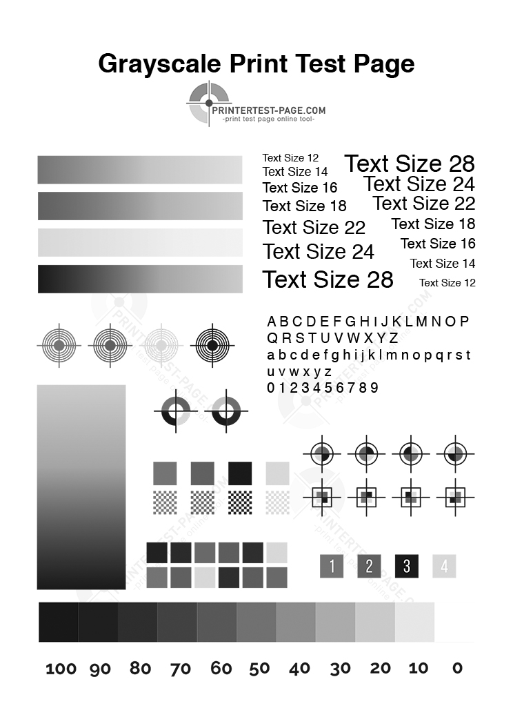 Print A Test Page | PrintiePie