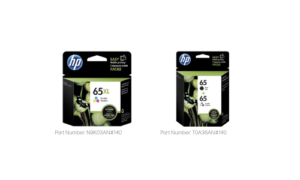 HP 65XL ink cartridges high yield