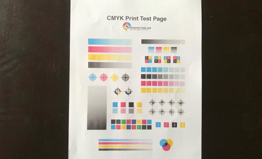 Printer Test Page Not Printing Correctly