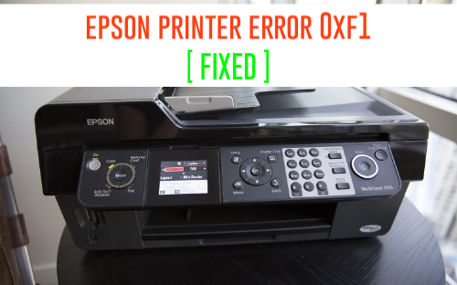 Epson Printer Error 0xf1 Solutions